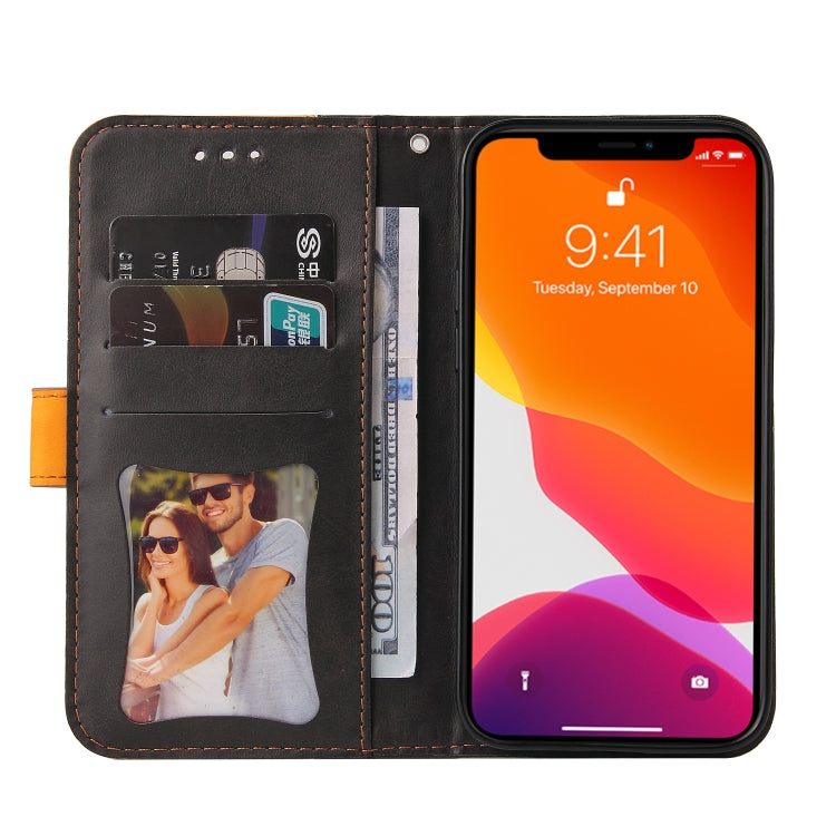 For iPhone 13 Pro Max Business Stitching-Color Horizontal Flip PU Leather Case with Holder & Card Slots & Photo Frame  (Orange) - iPhone 13 Pro Max Cases by buy2fix | Online Shopping UK | buy2fix