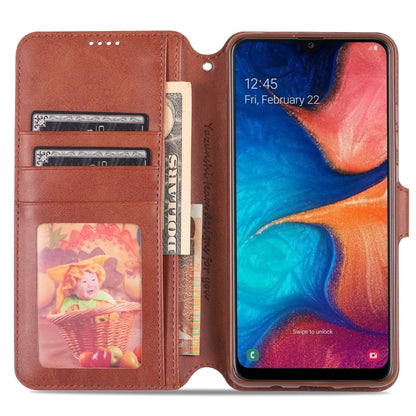 For  Galaxy A20e  AZNS Calf Texture Magnetic Horizontal Flip PU Leather Case with Holder & Card Slots & Photo Frame(Black) - Galaxy Phone Cases by AZNS | Online Shopping UK | buy2fix