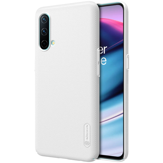 For OnePlus Nord CE 5G NILLKIN Frosted Concave-convex Texture PC Protective Case(White) - OnePlus Cases by NILLKIN | Online Shopping UK | buy2fix