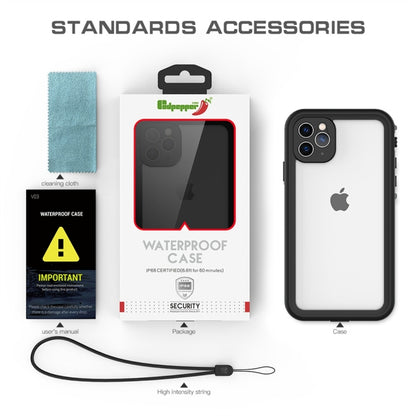 For iPhone 11 Pro Max RedPepper Shockproof Waterproof PC + TPU Protective Case(Black) - iPhone 11 Pro Max Cases by RedPepper | Online Shopping UK | buy2fix