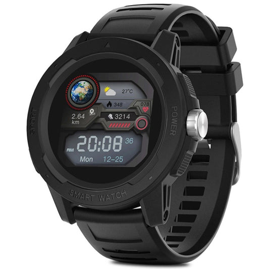 NORTH EDGE Mars 2 1.4 inch Full Touch Screen Outdoor Sports Bluetooth Smart Watch, Support Heart Rate / Sleep / Blood Pressure / Blood Oxygen Monitoring & Remote Control Camera & 7 Sports Modes(Black) - Sport Watches by NORTH EDGE | Online Shopping UK | buy2fix