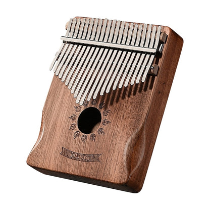 21 Tone Acacia Wood Thumb Piano Kalimba Musical Instruments(Coffee-Sun) - Keyboard Instruments by buy2fix | Online Shopping UK | buy2fix