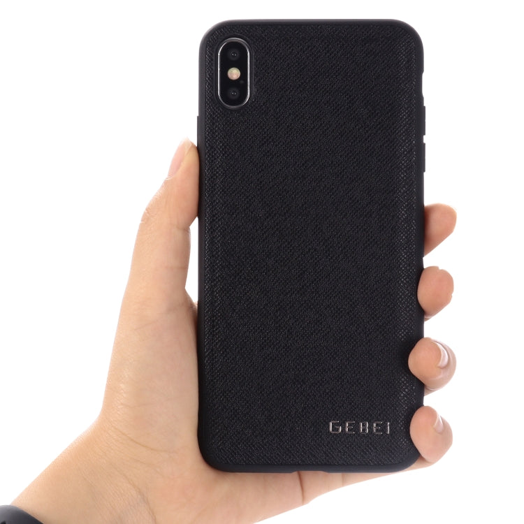 For iPhone 11 GEBEI Full-coverage Shockproof Leather Protective Case(Black) - iPhone 11 Cases by GEBEI | Online Shopping UK | buy2fix