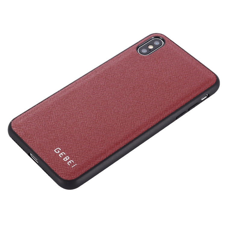 For iPhone 11 Pro Max GEBEI Full-coverage Shockproof Leather Protective Case(Red) - iPhone 11 Pro Max Cases by GEBEI | Online Shopping UK | buy2fix