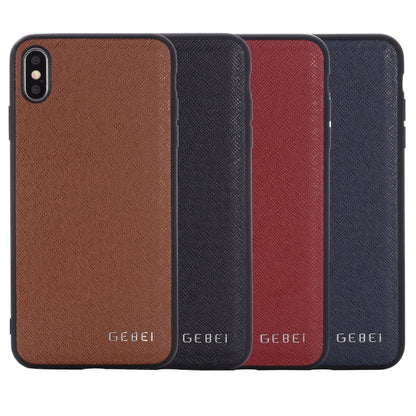 For iPhone 11 Pro Max GEBEI Full-coverage Shockproof Leather Protective Case(Blue) - iPhone 11 Pro Max Cases by GEBEI | Online Shopping UK | buy2fix