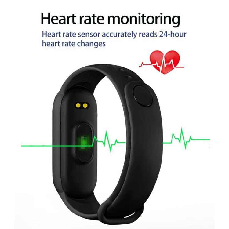 M6 Sports Smart Bracelet, Support Heart Rate Monitoring & Blood Pressure Monitoring & Sleep Monitoring & Sedentary Reminder, Type:Magnetic Charging(Red) - Smart Wear by buy2fix | Online Shopping UK | buy2fix