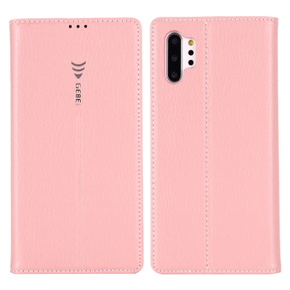 For Galaxy Note 10+ GEBEI PU+TPU Horizontal Flip Protective Case with Holder & Card Slots(Rose Gold) - Galaxy Phone Cases by GEBEI | Online Shopping UK | buy2fix