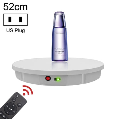 52cm Remote Control Electric Rotating Turntable Display Stand Video Shooting Props Turntable, Charging Power, Power Plug:US Plug(White) - Camera Accessories by buy2fix | Online Shopping UK | buy2fix