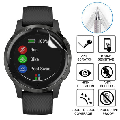 For Garmin Vivoactive 4S Soft Hydrogel Film Watch Screen Protector - Smart Wear by buy2fix | Online Shopping UK | buy2fix