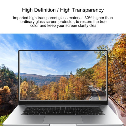 Laptop Screen HD Tempered Glass Protective Film For Huawei MateBook B3-510 15.6 inch - Computer & Networking by buy2fix | Online Shopping UK | buy2fix