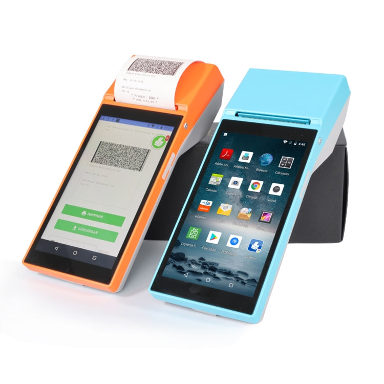 SGT-SP01 5.5 inch HD Screen Handheld POS Receipt Printer, Basic Version, AU Plug(Orange) - Consumer Electronics by buy2fix | Online Shopping UK | buy2fix
