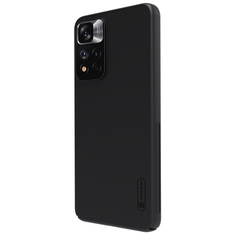 For Xiaomi Redmi Note 11 Pro Glogal / 11 Pro Glogal 5G / 11 Pro+ 5G India / 11E Pro 5G NILLKIN Frosted Concave-convex Texture PC Case (Black) - Xiaomi Cases by NILLKIN | Online Shopping UK | buy2fix