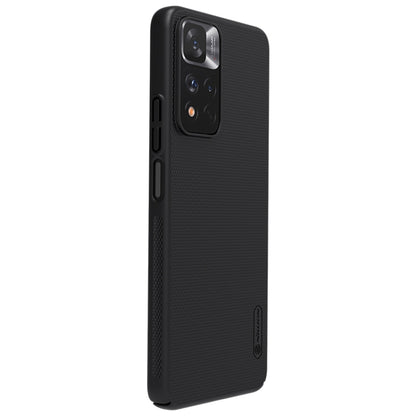 For Xiaomi Redmi Note 11 Pro Glogal / 11 Pro Glogal 5G / 11 Pro+ 5G India / 11E Pro 5G NILLKIN Frosted Concave-convex Texture PC Case (Black) - Xiaomi Cases by NILLKIN | Online Shopping UK | buy2fix