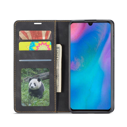 For Huawei P30 Lite Forwenw Dream Series Oil Edge Strong Magnetism Horizontal Flip Leather Case with Holder & Card Slots & Wallet & Photo Frame(Black) - Huawei Cases by Forwenw | Online Shopping UK | buy2fix