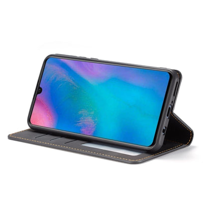 For Huawei P30 Lite Forwenw Dream Series Oil Edge Strong Magnetism Horizontal Flip Leather Case with Holder & Card Slots & Wallet & Photo Frame(Black) - Huawei Cases by Forwenw | Online Shopping UK | buy2fix