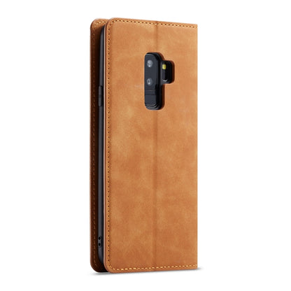 For Galaxy S9 Forwenw Dream Series Oil Edge Strong Magnetism Horizontal Flip Leather Case with Holder & Card Slots & Wallet & Photo Frame(Brown) - Galaxy Phone Cases by Forwenw | Online Shopping UK | buy2fix