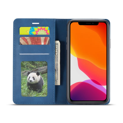 For iPhone 11 Forwenw Dream Series Oil Edge Strong Magnetism Horizontal Flip Leather Case with Holder & Card Slots & Wallet & Photo Frame(Blue) - iPhone 11 Cases by Forwenw | Online Shopping UK | buy2fix