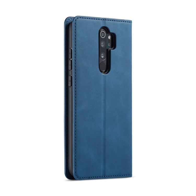 For Xiaomi Redmi Note 8 Pro Forwenw Dream Series Oil Edge Strong Magnetism Horizontal Flip Leather Case with Holder & Card Slots & Wallet & Photo Frame(Blue) - Xiaomi Cases by Forwenw | Online Shopping UK | buy2fix