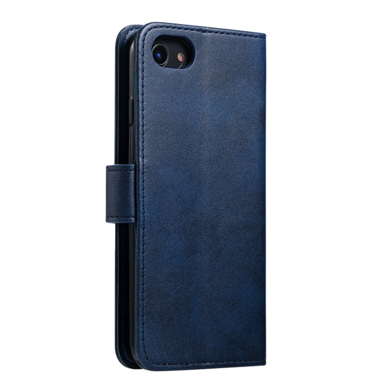 For iPhone 8  / 7 GUSSIM Magnetic Horizontal Flip Leather Case with Holder & Card Slots & & Wallet(Blue) - More iPhone Cases by GUSSIM | Online Shopping UK | buy2fix