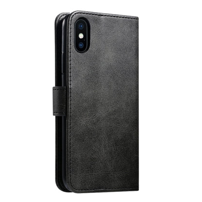 For iPhone XR GUSSIM Magnetic Horizontal Flip Leather Case with Holder & Card Slots & Wallet(Black) - More iPhone Cases by GUSSIM | Online Shopping UK | buy2fix