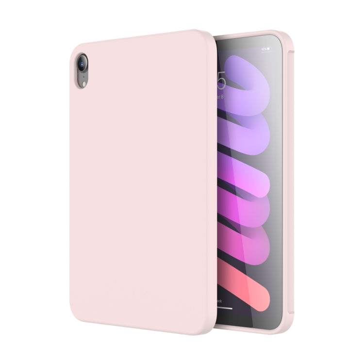 For iPad mini 2024 / mini 6 Mutural Silicone Microfiber Tablet Case(Pink) - iPad mini 6 Cases by Mutural | Online Shopping UK | buy2fix