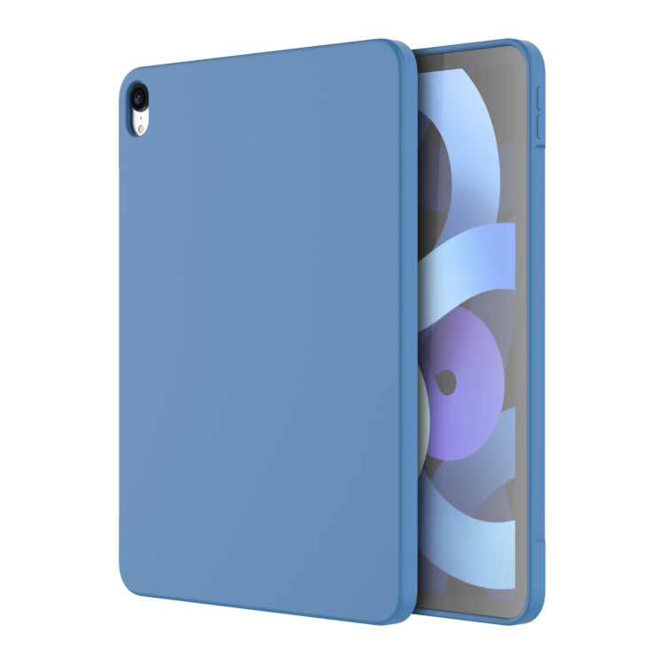 For iPad Air 11 2024 / Air 2022 /  Air 2020 10.9 Mutural Silicone Microfiber Tablet Case(Light Blue) - iPad Air (2022) / (2020) 10.9 Cases by Mutural | Online Shopping UK | buy2fix