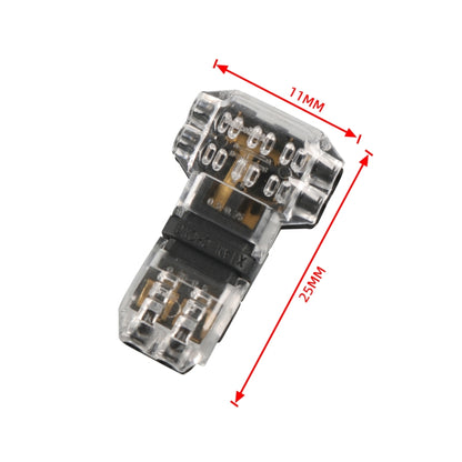 A6538 40 in 1 Car T-type + H-typeTransparent Stripping-free Terminal Block - In Car by buy2fix | Online Shopping UK | buy2fix