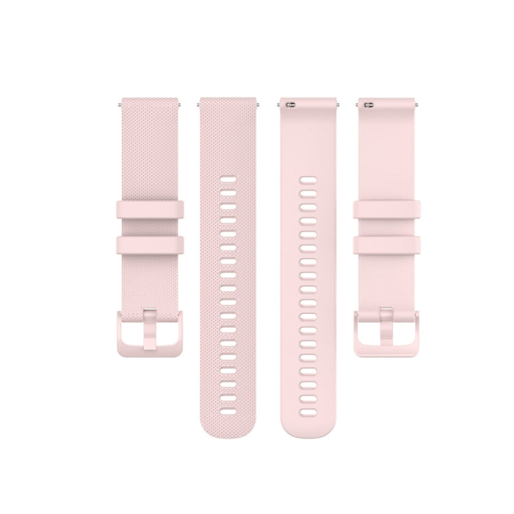 For Garmin Silicone Smart Watch Watch Band, Size:18mm Universal(Pink) - Watch Bands by buy2fix | Online Shopping UK | buy2fix