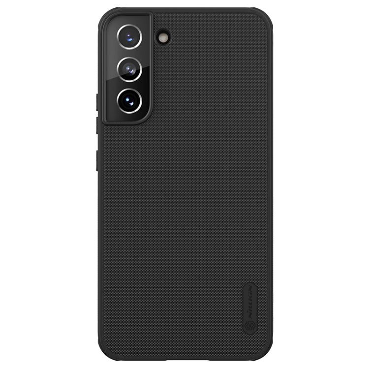 For Samsung Galaxy S22+ 5G NILLKIN Super Frosted Shield Pro PC + TPU Phone Case(Black) - Galaxy S22+ 5G Cases by NILLKIN | Online Shopping UK | buy2fix