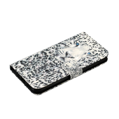 For Samsung Galaxy S22 5G 3D Pattern Horizontal Flip PU Leather Phone Case(Leopard) - Galaxy S22 5G Cases by buy2fix | Online Shopping UK | buy2fix
