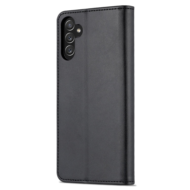 For Samsung Galaxy A13 5G AZNS Skin Feel Calf Texture Horizontal Flip Leather Phone Case(Black) - Samsung Accessories by AZNS | Online Shopping UK | buy2fix