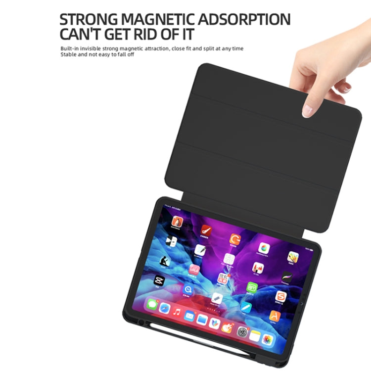 Magnetic Split Leather Smart Tablet Case For iPad mini 5 / mini 4(Black) - Apple Accessories by buy2fix | Online Shopping UK | buy2fix