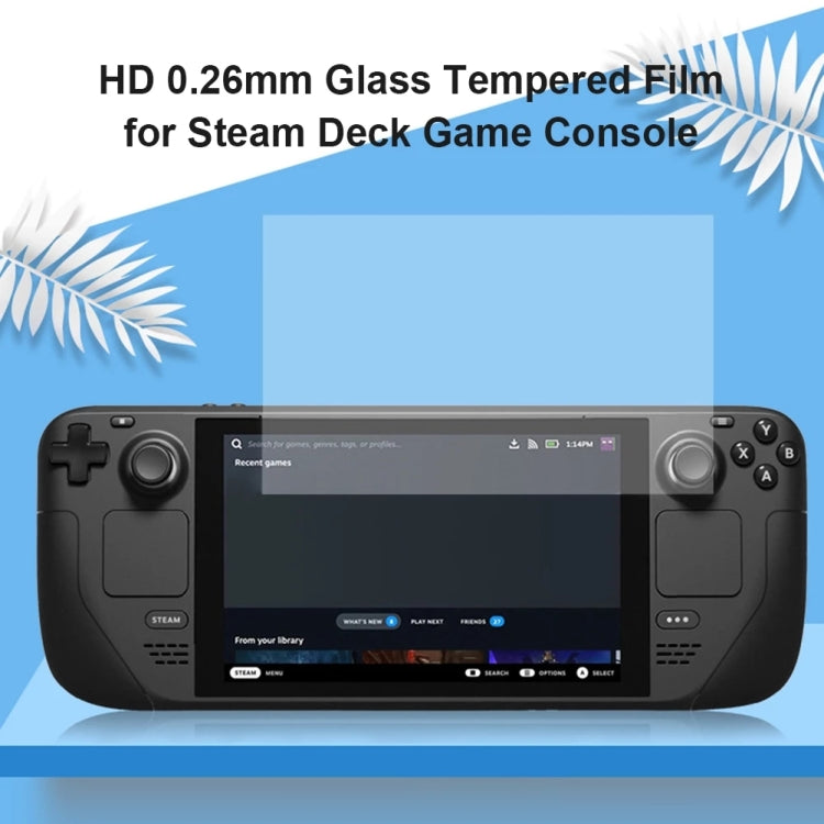 10 PCS 0.26mm 9H 2.5D Tempered Glass Film For Steam Deck Game Console - Cover Case by buy2fix | Online Shopping UK | buy2fix