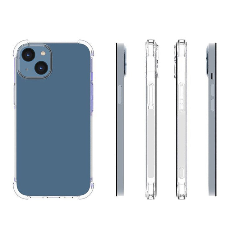 For iPhone 14 Shockproof TPU Phone Case  (Transparent) - iPhone 14 Cases by buy2fix | Online Shopping UK | buy2fix