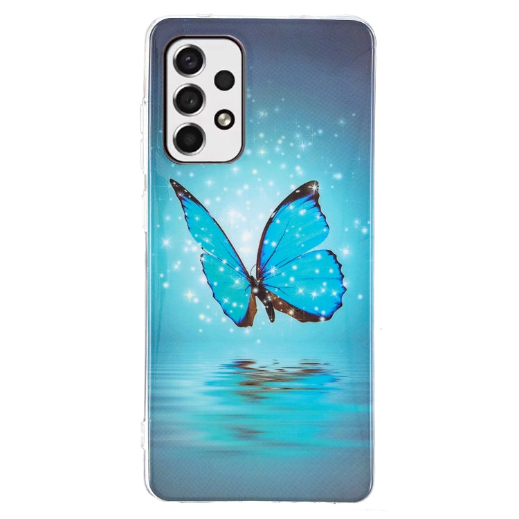 For Samsung Galaxy A53 5G Luminous TPU Protective Phone Case(Butterfly) - Galaxy Phone Cases by buy2fix | Online Shopping UK | buy2fix