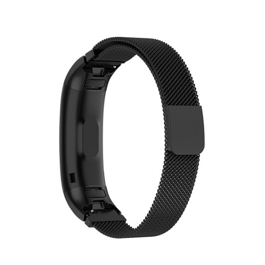 For  Huawei Band 3 & 4 Pro Milanese Strap(Black) - Smart Wear by buy2fix | Online Shopping UK | buy2fix