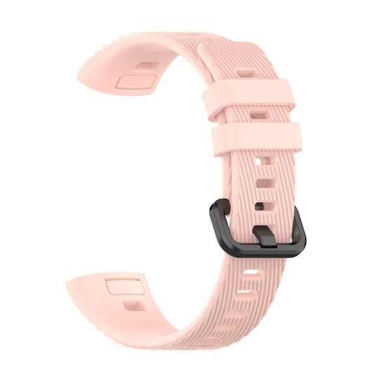 For Huawei Band 3 & 4 Pro Silicone Watch Band(Pink) - Smart Wear by buy2fix | Online Shopping UK | buy2fix