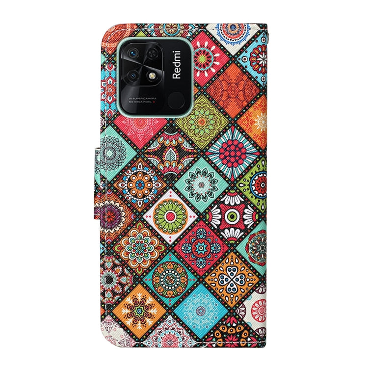 For Xiaomi Redmi 10C Colored Drawing Pattern Flip Leather Case(Ethnic Style) - Xiaomi Cases by buy2fix | Online Shopping UK | buy2fix