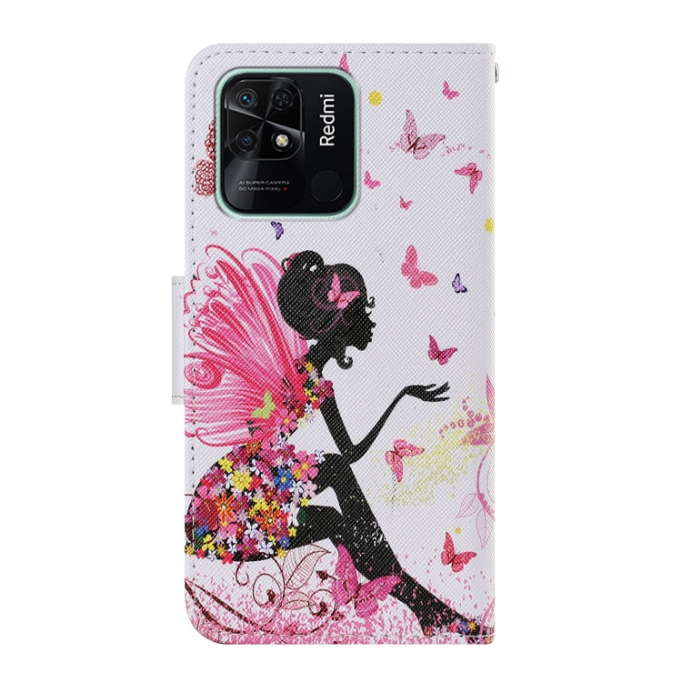 For Xiaomi Redmi 10C Colored Drawing Pattern Flip Leather Case(Dancing Girl) - Xiaomi Cases by buy2fix | Online Shopping UK | buy2fix