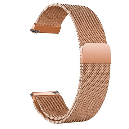 For Galaxy Watch Active Milanese Watch Band(Rose Gold) - Smart Wear by buy2fix | Online Shopping UK | buy2fix