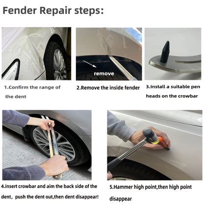 N1 76 in 1 Car Paintless Dent Removal Fender Damage Repair Puller Lifter, Plug Type:Cigarette Lighter Plug - In Car by buy2fix | Online Shopping UK | buy2fix