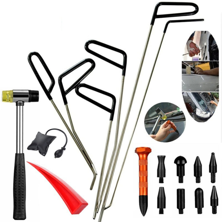 Q1 18 in 1 Car Paintless Dent Repair Hail Remover Hooks Rods Kit - In Car by buy2fix | Online Shopping UK | buy2fix