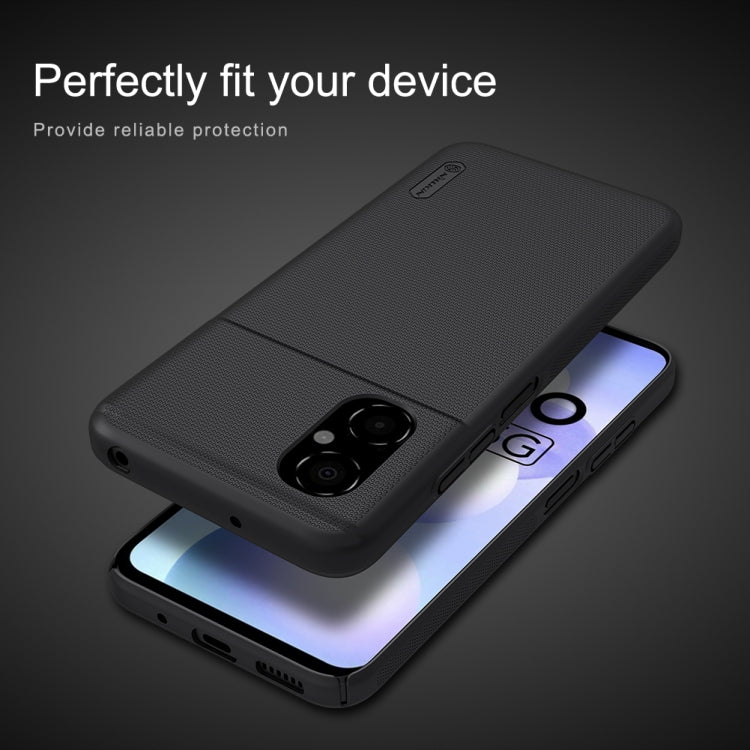 For Xiaomi Poco M4 5G NILLKIN Frosted PC Phone Case(Black) - Xiaomi Cases by NILLKIN | Online Shopping UK | buy2fix