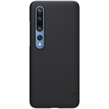 For Xiaomi Mi 10 5G / Mi 10 Pro 5G NILLKIN Frosted Concave-convex Texture PC Case(Black) - Xiaomi Cases by NILLKIN | Online Shopping UK | buy2fix