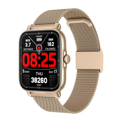 GT30 1.69 inch TFT Screen Smart Watch, Steel Bnad IP67 Waterproof Support Bluetooth Call / Multiple Sports Modes(Gold) - Smart Wear by buy2fix | Online Shopping UK | buy2fix