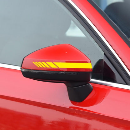 D-936 Stripe Pattern Car Modified Decorative Sticker(Yellow) - In Car by buy2fix | Online Shopping UK | buy2fix