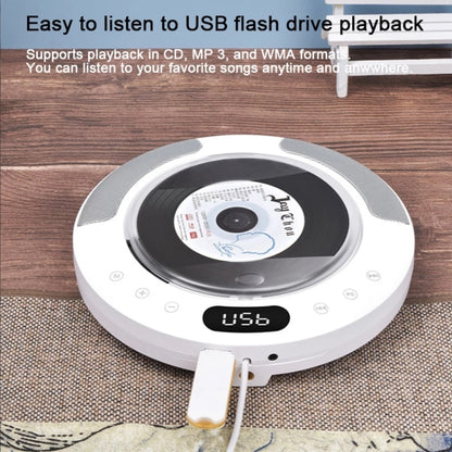 Kecag KC-607 Wall Mounted Bluetooth Compact Disc Album CD Player(White) - DVD & LCD Player by Kecag | Online Shopping UK | buy2fix