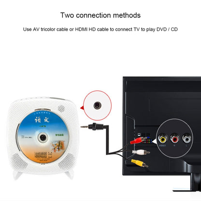 Kecag KC-609 Wall Mounted Home DVD Player Bluetooth CD Player, Specification:CD Version+ Not Connected to TV+ Plug-In Version(White) - DVD & LCD Player by Kecag | Online Shopping UK | buy2fix