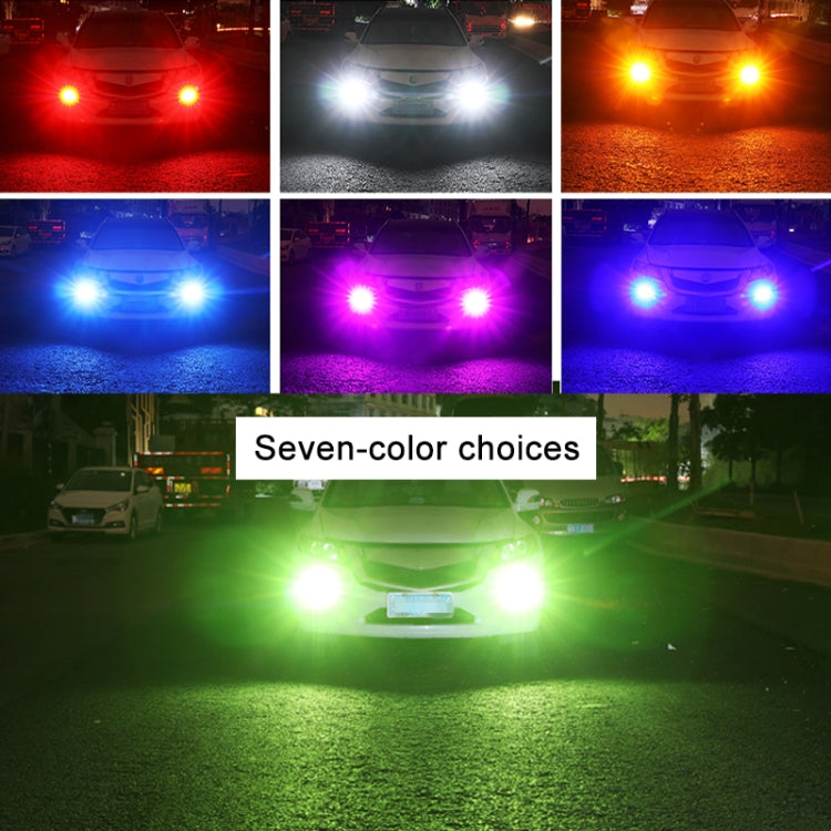1 Pair 1157 12V 7W Strobe Car LED Fog Light(Blue Light) - In Car by buy2fix | Online Shopping UK | buy2fix