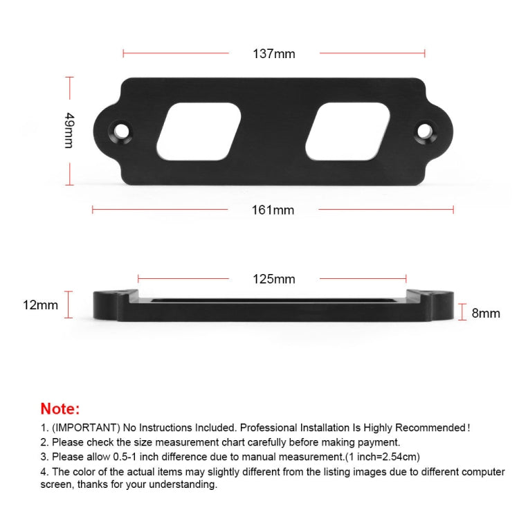 Car Aluminum Alloy Battery Fixing Bracket for Honda Civic 1988-2000(Silver) - In Car by buy2fix | Online Shopping UK | buy2fix